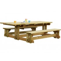 Bosque mesa de madera
